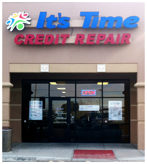 It's Time Credit Repair Store Front